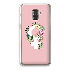 CaseCompany Venus: Samsung Galaxy A8 (2018) Transparant Hoesje