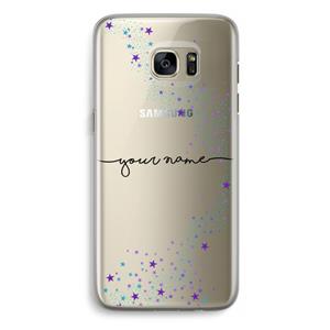 Sterren: Samsung Galaxy S7 Edge Transparant Hoesje