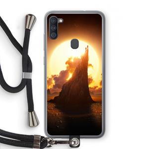 CaseCompany Children of the Sun: Samsung Galaxy A11 Transparant Hoesje met koord