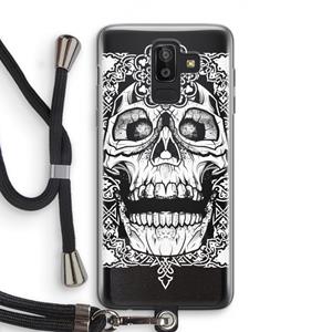 CaseCompany Seek & Destroy: Samsung Galaxy J8 (2018) Transparant Hoesje met koord