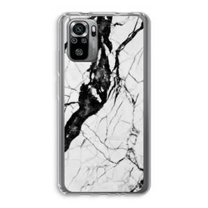 CaseCompany Witte marmer 2: Xiaomi Redmi Note 10S Transparant Hoesje