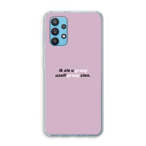 CaseCompany uzelf graag zien: Samsung Galaxy A32 4G Transparant Hoesje