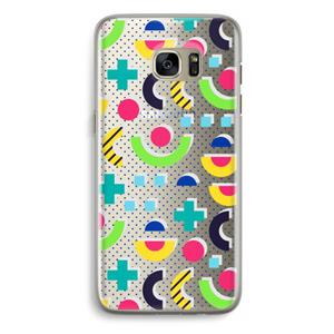 8-bit N°1: Samsung Galaxy S7 Edge Transparant Hoesje