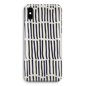 CaseCompany Moroccan stripes: iPhone Xs Volledig Geprint Hoesje