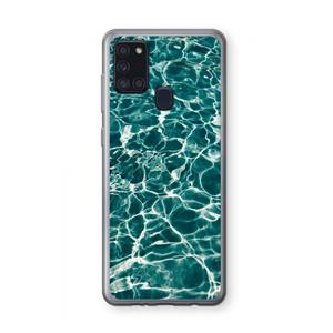 CaseCompany Weerkaatsing water: Samsung Galaxy A21s Transparant Hoesje