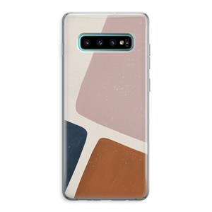 CaseCompany Geo #2: Samsung Galaxy S10 Plus Transparant Hoesje