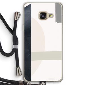 CaseCompany Baca: Samsung Galaxy A3 (2016) Transparant Hoesje met koord