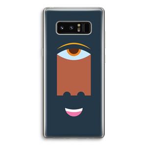 CaseCompany Mono M: Samsung Galaxy Note 8 Transparant Hoesje