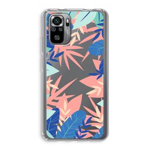 CaseCompany Tropisch: Xiaomi Redmi Note 10S Transparant Hoesje