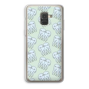 CaseCompany Octopussen: Samsung Galaxy A8 (2018) Transparant Hoesje