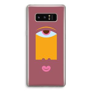 CaseCompany Mono V: Samsung Galaxy Note 8 Transparant Hoesje