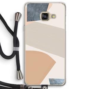 CaseCompany Formo: Samsung Galaxy A3 (2016) Transparant Hoesje met koord