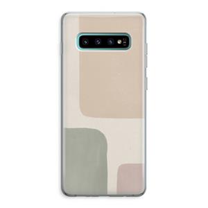 CaseCompany Geo #7: Samsung Galaxy S10 Plus Transparant Hoesje