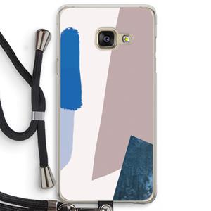 CaseCompany Lapis: Samsung Galaxy A3 (2016) Transparant Hoesje met koord
