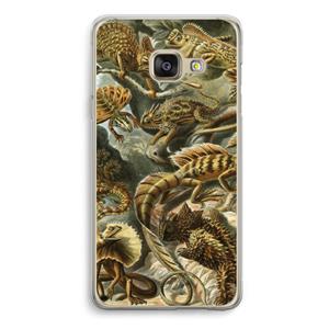 CaseCompany Haeckel Lacertilia: Samsung A3 (2017) Transparant Hoesje