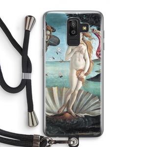 CaseCompany Birth Of Venus: Samsung Galaxy J8 (2018) Transparant Hoesje met koord