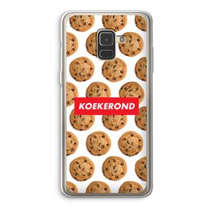 CaseCompany Koekerond: Samsung Galaxy A8 (2018) Transparant Hoesje