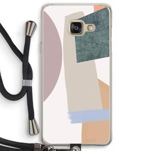 CaseCompany Lindo: Samsung Galaxy A3 (2016) Transparant Hoesje met koord