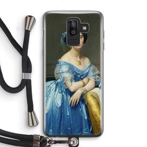 CaseCompany Eleonore: Samsung Galaxy J8 (2018) Transparant Hoesje met koord