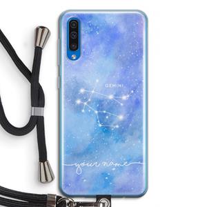 CaseCompany Sterrenbeeld - Licht: Samsung Galaxy A50 Transparant Hoesje met koord