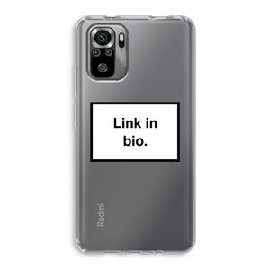 CaseCompany Link in bio: Xiaomi Redmi Note 10S Transparant Hoesje
