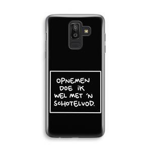 CaseCompany Schotelvod: Samsung Galaxy J8 (2018) Transparant Hoesje