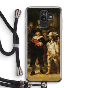CaseCompany De Nachtwacht: Samsung Galaxy J8 (2018) Transparant Hoesje met koord