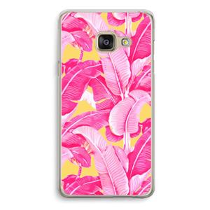 CaseCompany Pink Banana: Samsung A3 (2017) Transparant Hoesje