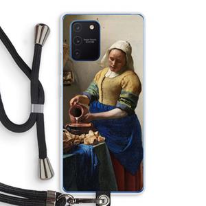 CaseCompany The Milkmaid: Samsung Galaxy Note 10 Lite Transparant Hoesje met koord