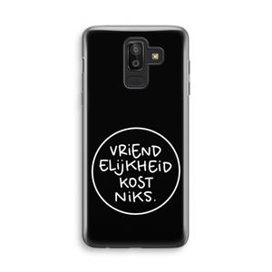 CaseCompany Vriendelijkheid: Samsung Galaxy J8 (2018) Transparant Hoesje