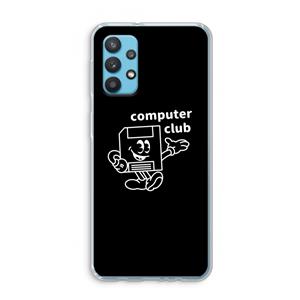 CaseCompany Floppyhead: Samsung Galaxy A32 4G Transparant Hoesje