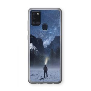 CaseCompany Wanderlust: Samsung Galaxy A21s Transparant Hoesje