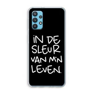 CaseCompany De Sleur: Samsung Galaxy A32 4G Transparant Hoesje