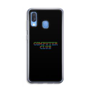 CaseCompany Retro: Samsung Galaxy A40 Transparant Hoesje