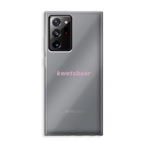 CaseCompany kwetsbaar: Samsung Galaxy Note 20 Ultra / Note 20 Ultra 5G Transparant Hoesje