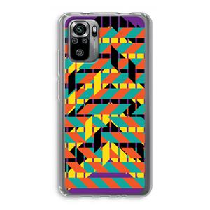 CaseCompany Skew Bee 2: Xiaomi Redmi Note 10S Transparant Hoesje