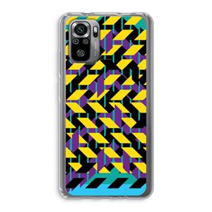 CaseCompany Skew Bee 3: Xiaomi Redmi Note 10S Transparant Hoesje