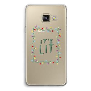 CaseCompany It's Lit: Samsung A3 (2017) Transparant Hoesje