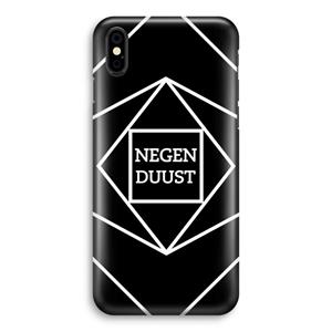 CaseCompany Negenduust geometrisch: iPhone Xs Volledig Geprint Hoesje