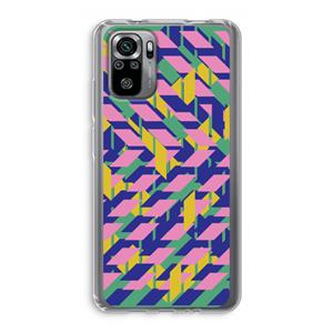 CaseCompany Skew Blush 1: Xiaomi Redmi Note 10S Transparant Hoesje
