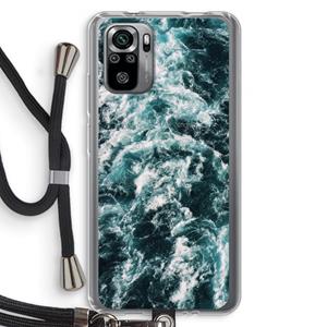 CaseCompany Zee golf: Xiaomi Redmi Note 10S Transparant Hoesje met koord