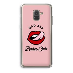 CaseCompany Badass Babes Club: Samsung Galaxy A8 (2018) Transparant Hoesje