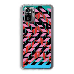CaseCompany Skew Blush 2: Xiaomi Redmi Note 10S Transparant Hoesje