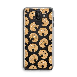 CaseCompany Croissant: Samsung Galaxy J8 (2018) Transparant Hoesje