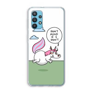 CaseCompany Unicorn: Samsung Galaxy A32 4G Transparant Hoesje
