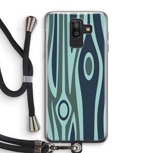 CaseCompany Bast B: Samsung Galaxy J8 (2018) Transparant Hoesje met koord