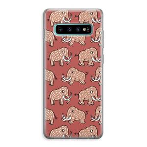 CaseCompany Mammoet: Samsung Galaxy S10 Plus Transparant Hoesje