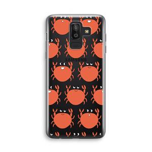 CaseCompany Krab: Samsung Galaxy J8 (2018) Transparant Hoesje