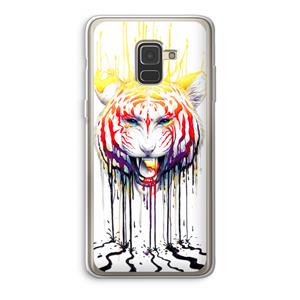CaseCompany Fading: Samsung Galaxy A8 (2018) Transparant Hoesje