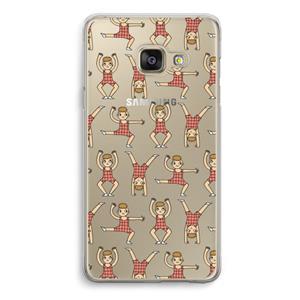 CaseCompany Gymboys: Samsung A3 (2017) Transparant Hoesje